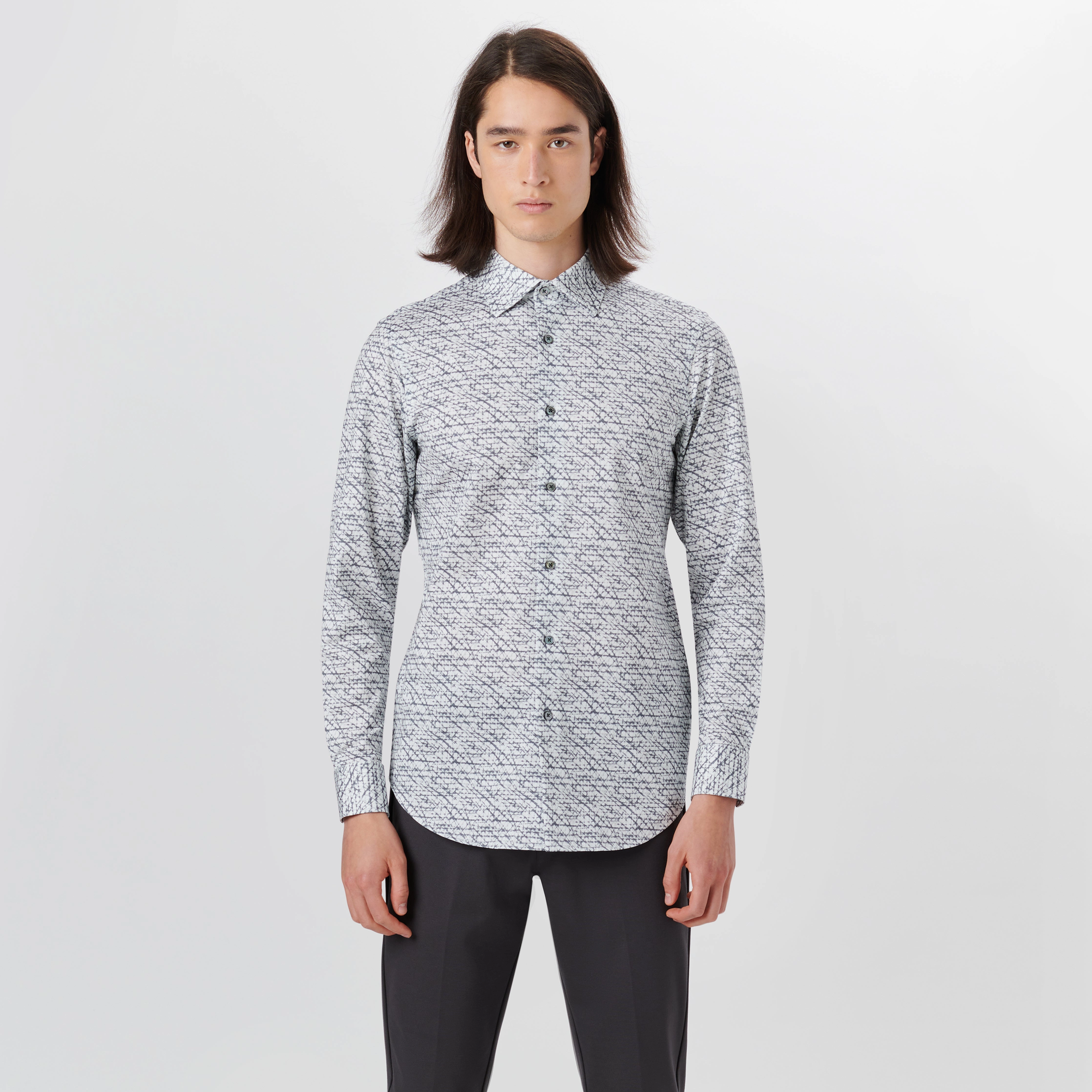 JAMES Abstract Print OoohCotton Twill Shirt