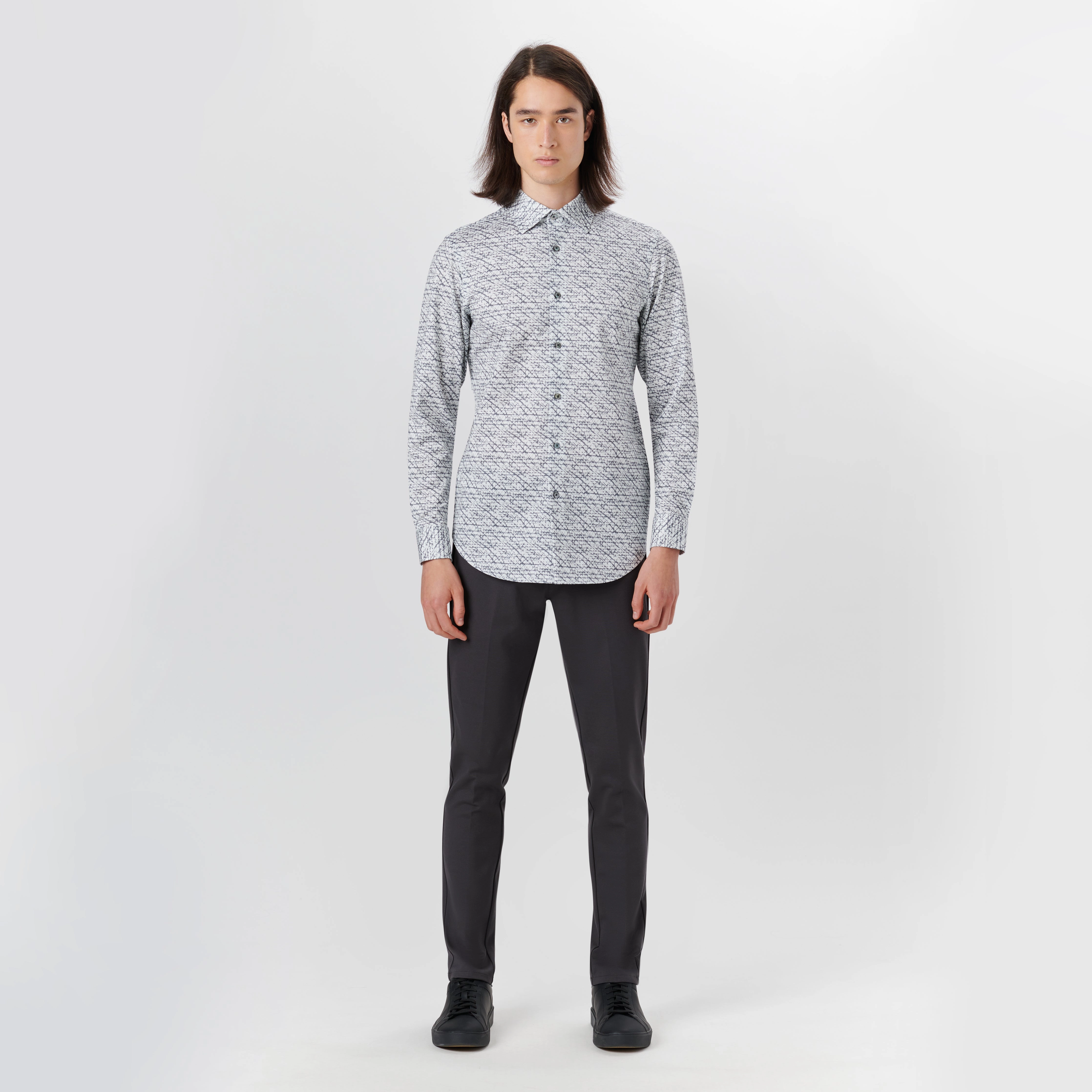 JAMES Abstract Print OoohCotton Twill Shirt