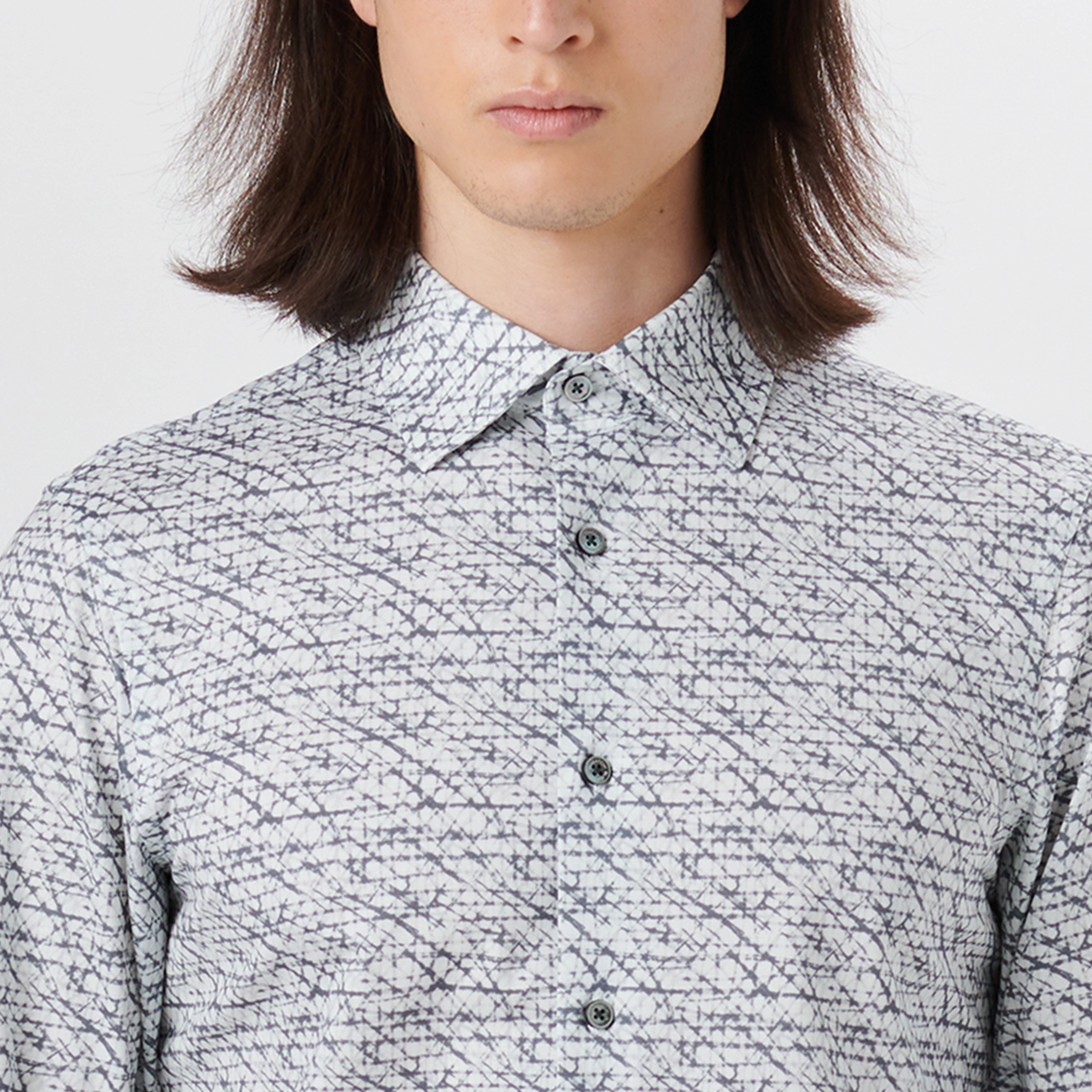 JAMES Abstract Print OoohCotton Twill Shirt