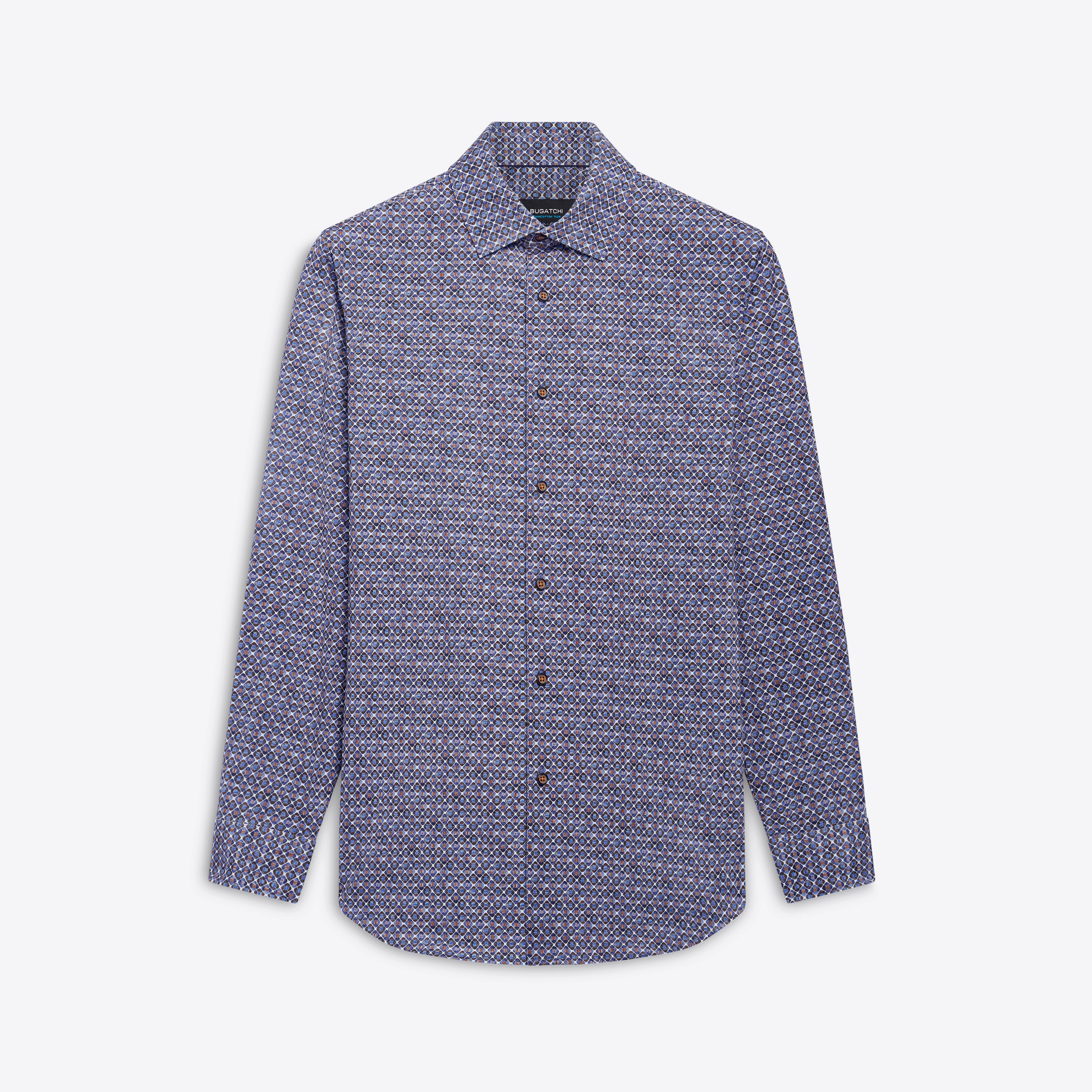 JAMES Diamond Print OoohCotton Shirt