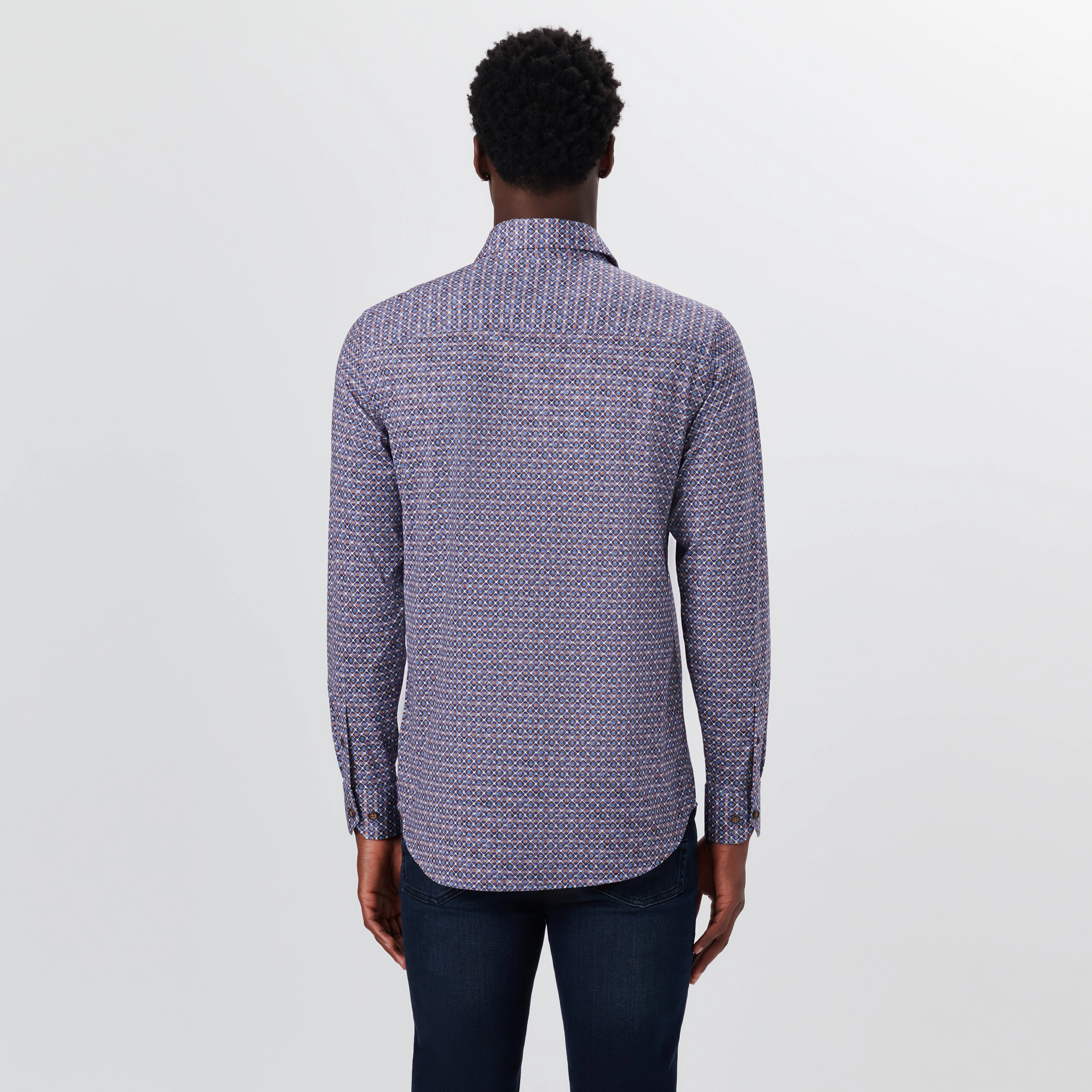 JAMES Diamond Print OoohCotton Shirt