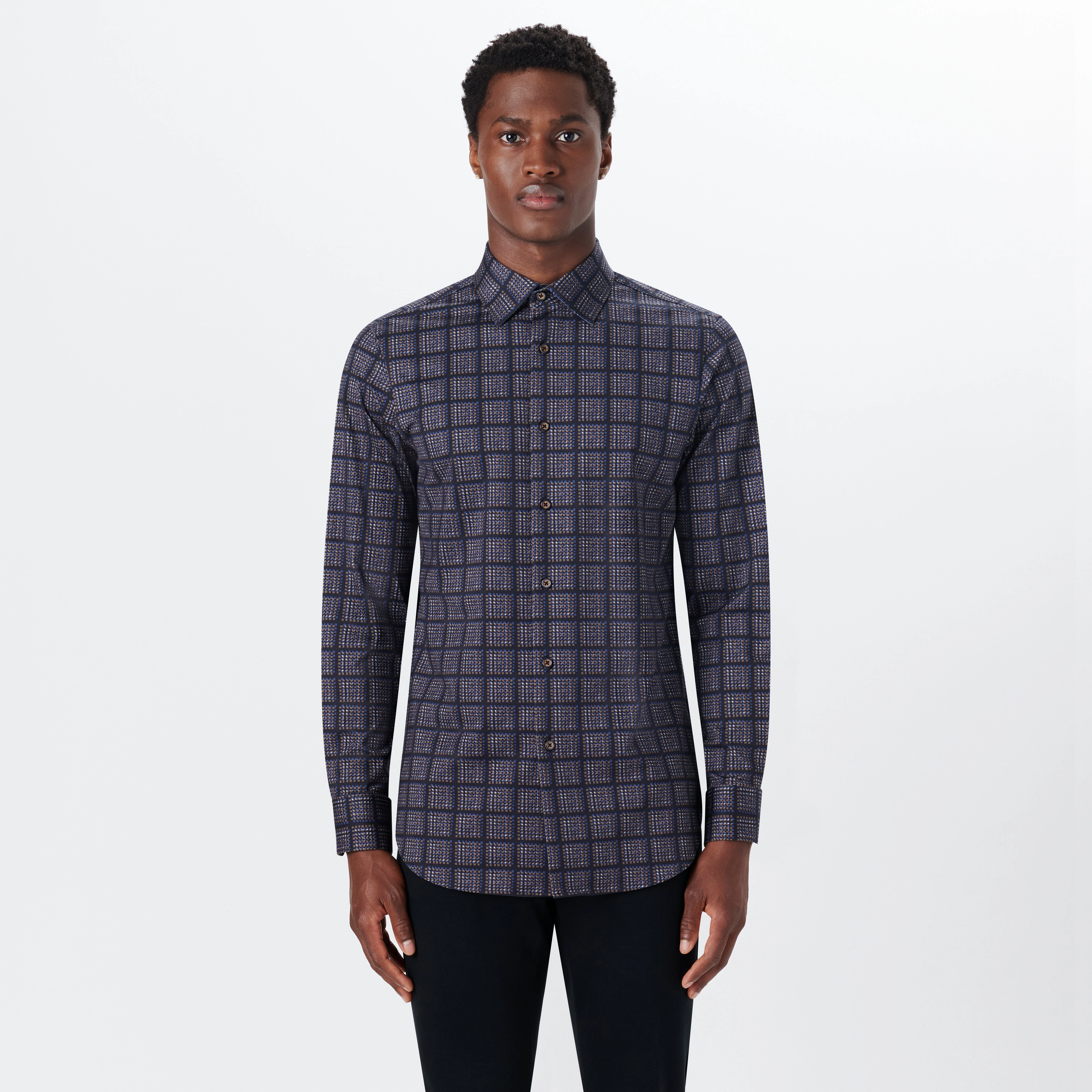 JAMES Dupplin Check OoohCotton Shirt
