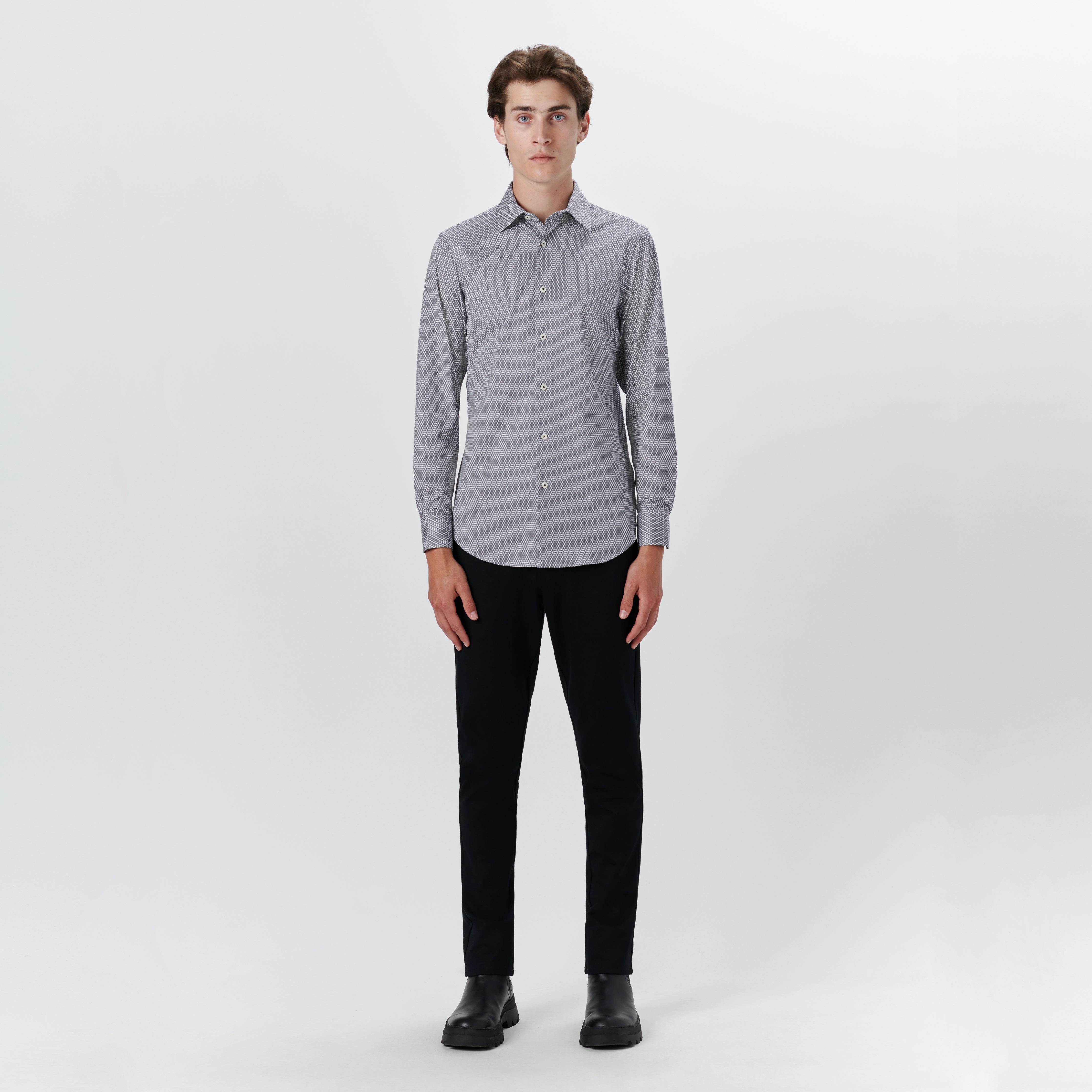 JAMES Geometric Print OoohCotton Shirt