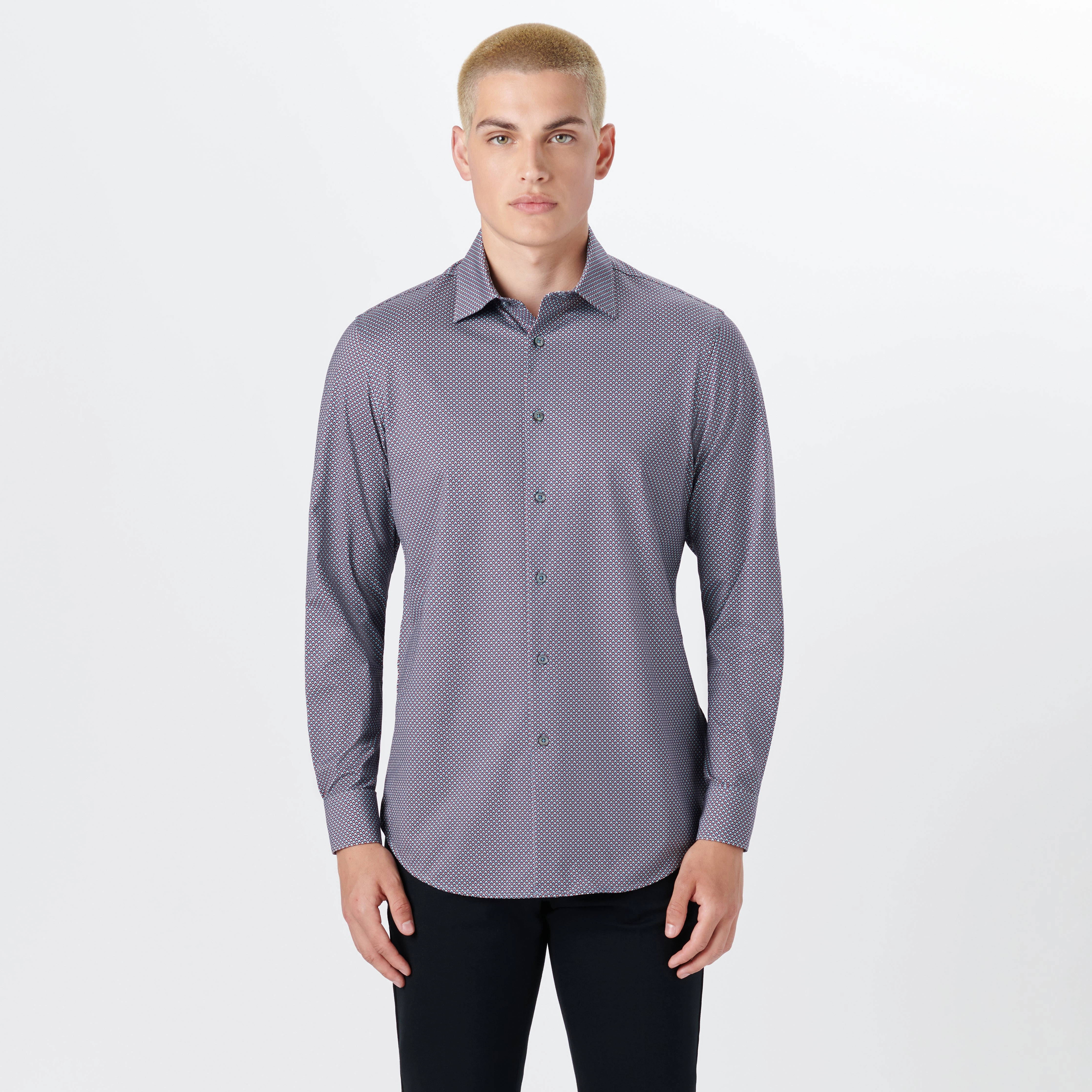 JAMES Geometric Print OoohCotton Shirt