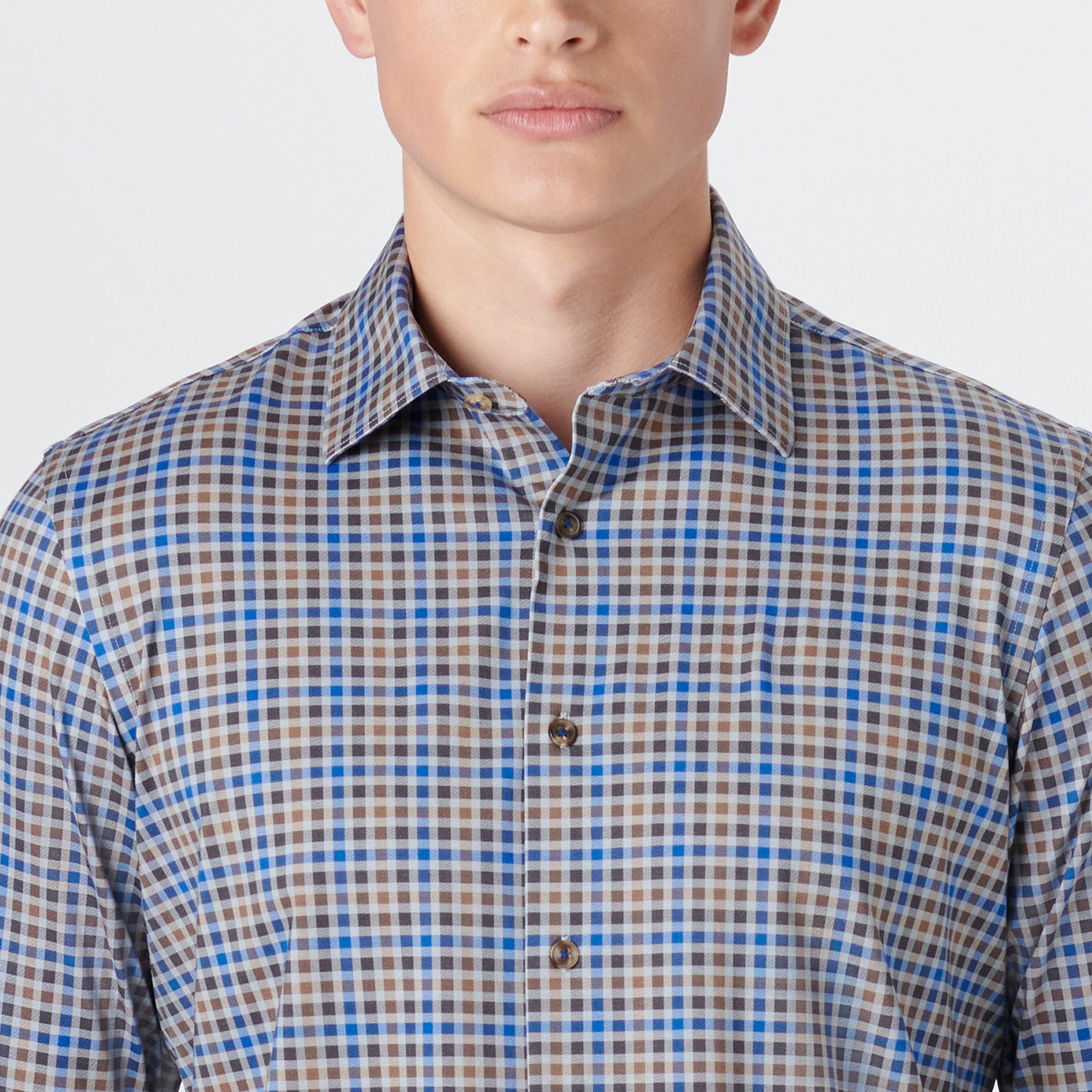 JAMES Mini Check OoohCotton Shirt