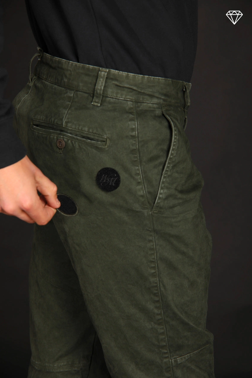 John Coolchinos men's chino pants in gabardine Logo Limited Edition carrot fit ① 