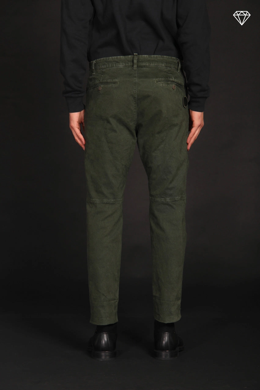 John Coolchinos men's chino pants in gabardine Logo Limited Edition carrot fit ① 