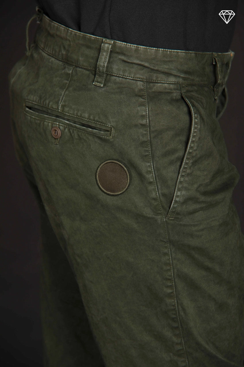 John Coolchinos men's chino pants in gabardine Logo Limited Edition carrot fit ① 