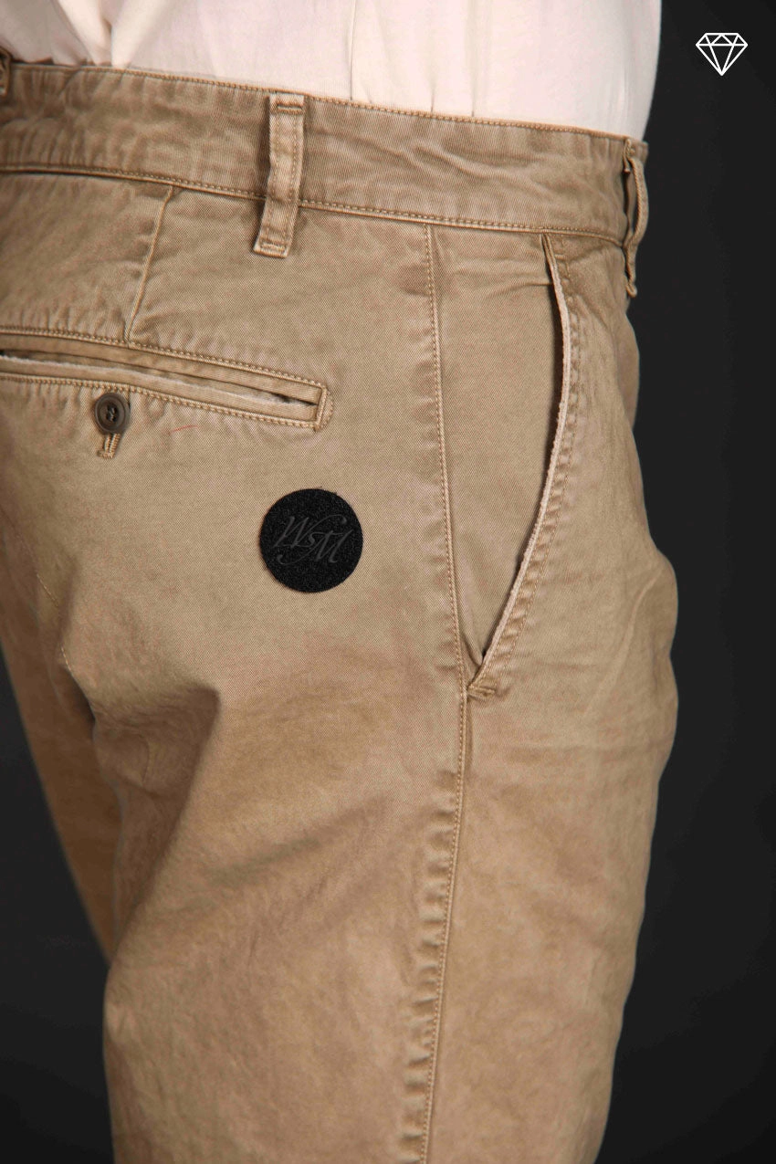 John Coolchinos men's chino pants in gabardine Logo Limited Edition carrot fit ① 