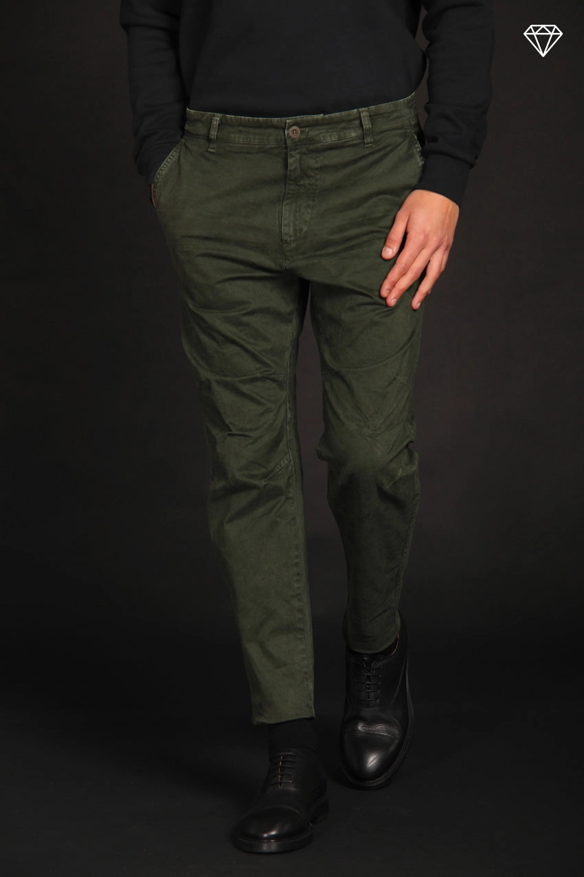 John Coolchinos men's chino pants in gabardine Logo Limited Edition carrot fit ① 