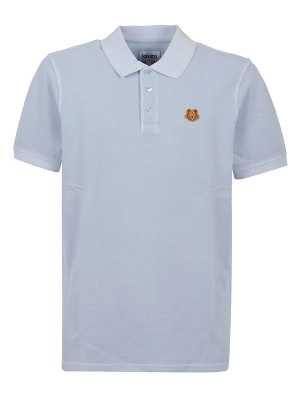 Kenzo Tiger Embroidered Short-Sleeved Polo Shirt