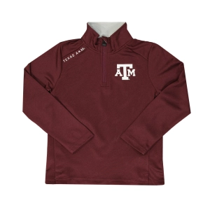 Kids' Texas A&M Aggies 1/4 Zip Top (K46418 66N)
