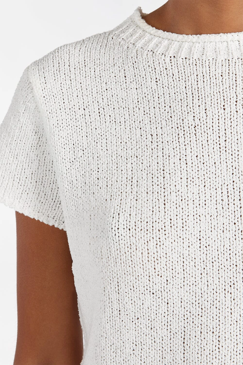 LEO OFF WHITE KNIT TOP