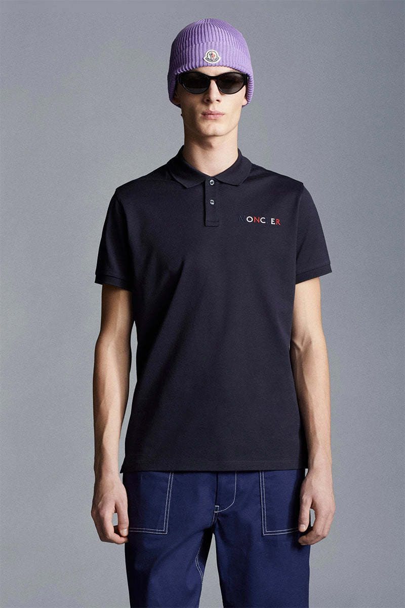 Logo Embroidered Polo Shirt