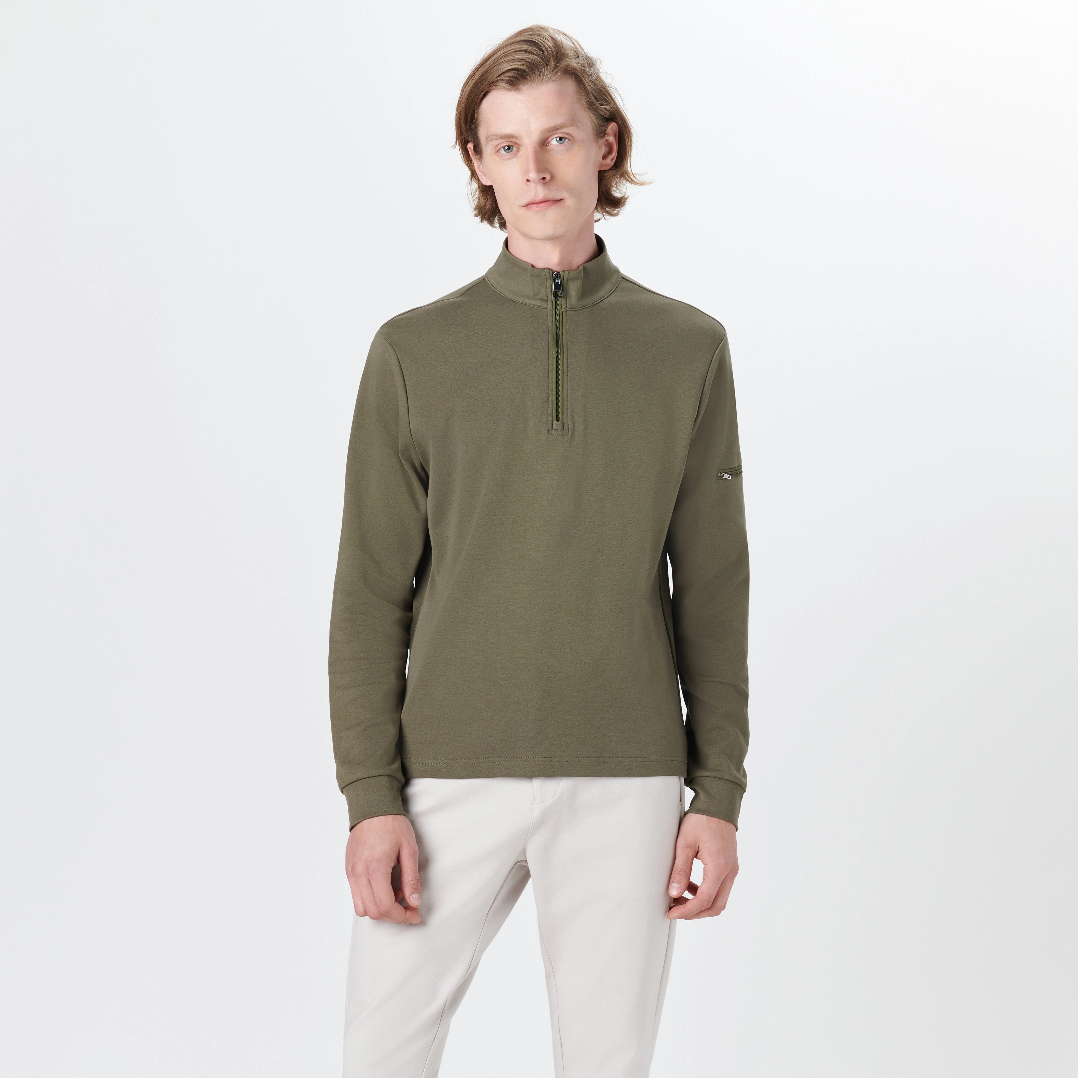 Long Sleeve Quarter Zip Pullover