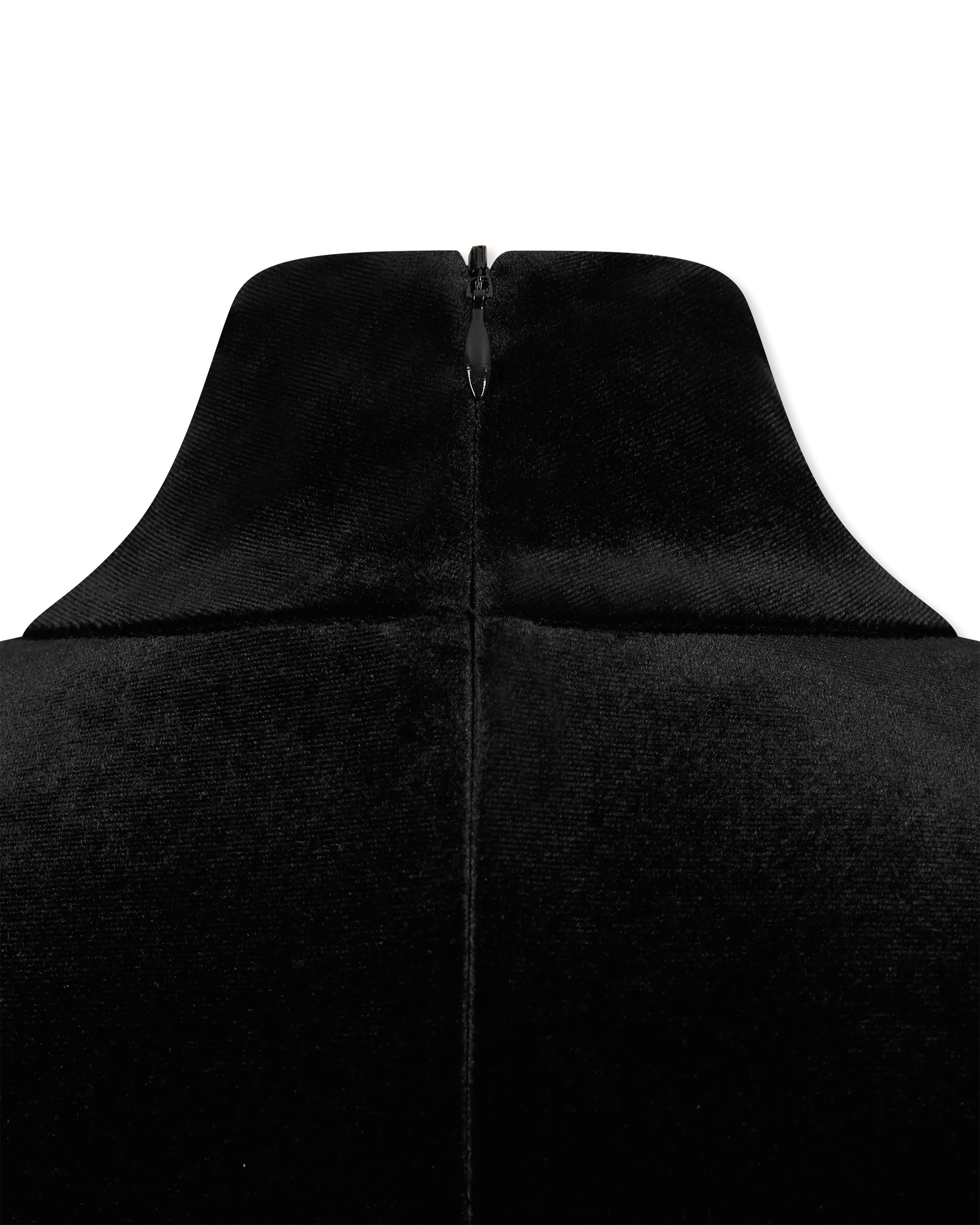 Long-Sleeved Velvet Top