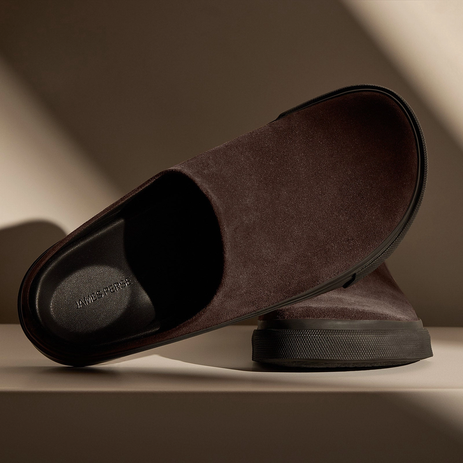 Men's Suede Clog - Cafe