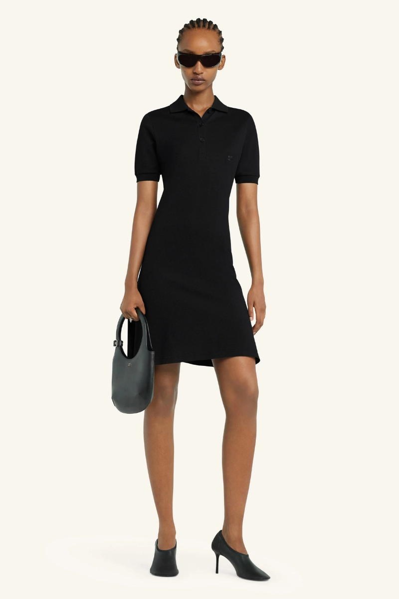 Mini Piquè Polo Dress