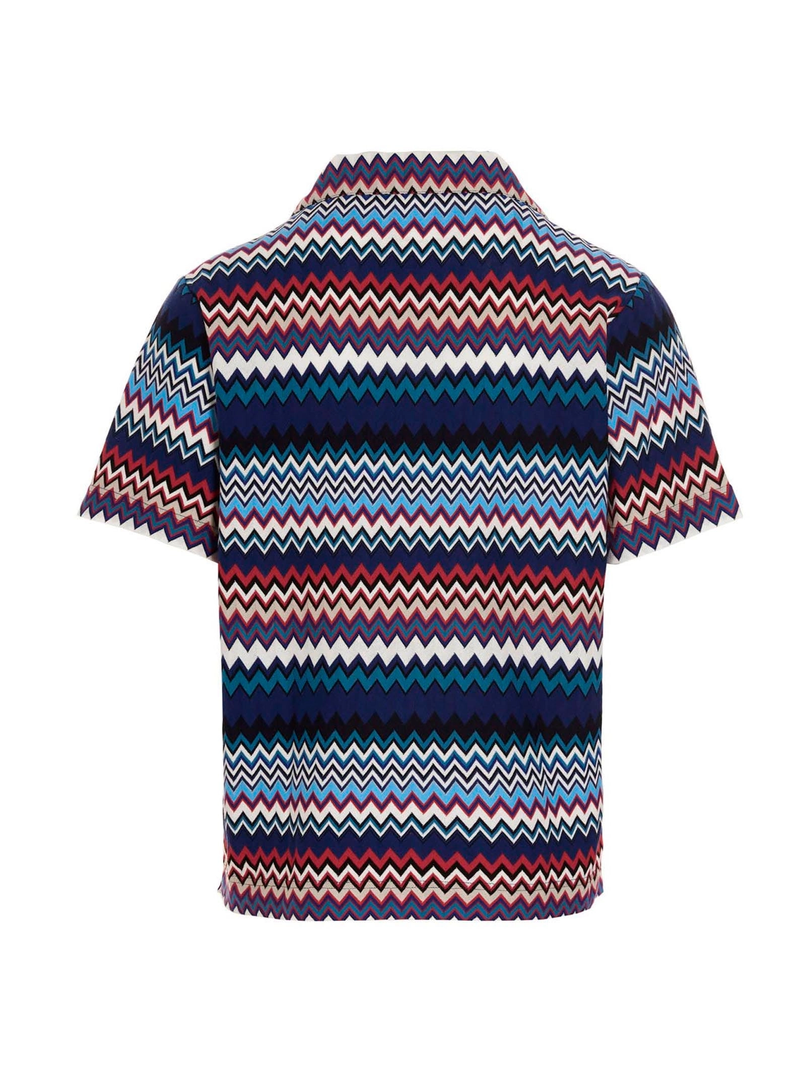 Missoni Zigzag Pattern Short Sleeved Shirt