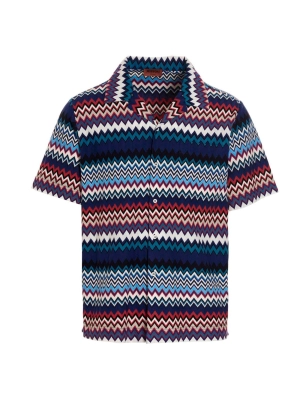 Missoni Zigzag Pattern Short Sleeved Shirt
