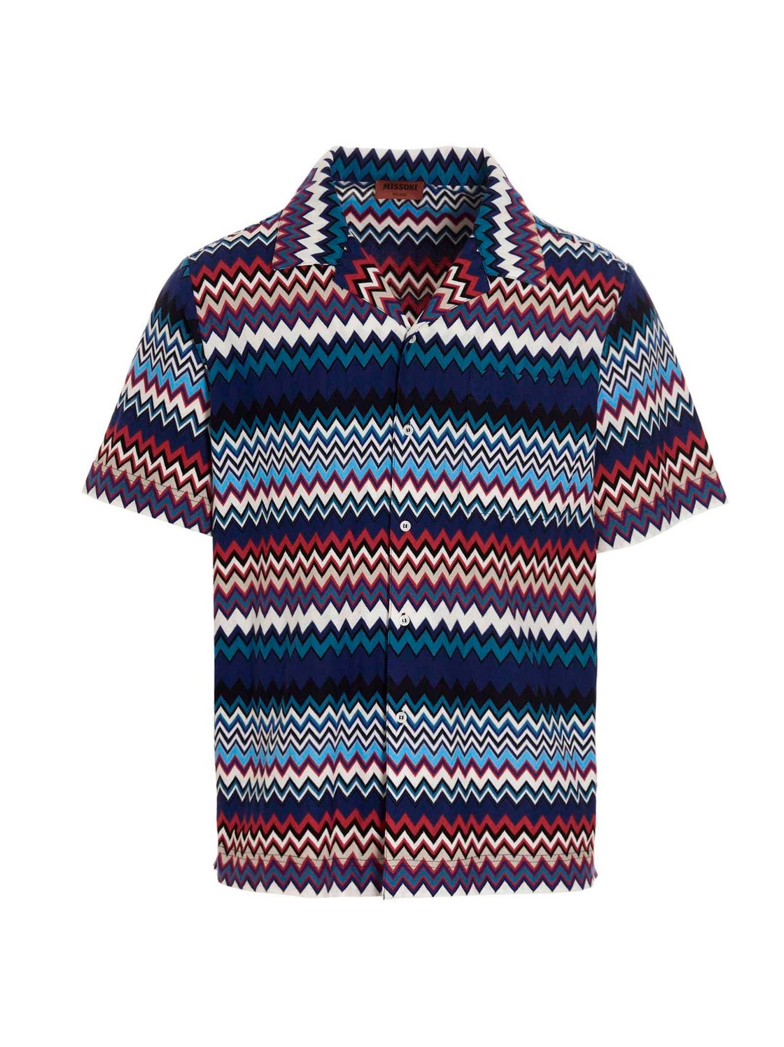 Missoni Zigzag Pattern Short Sleeved Shirt
