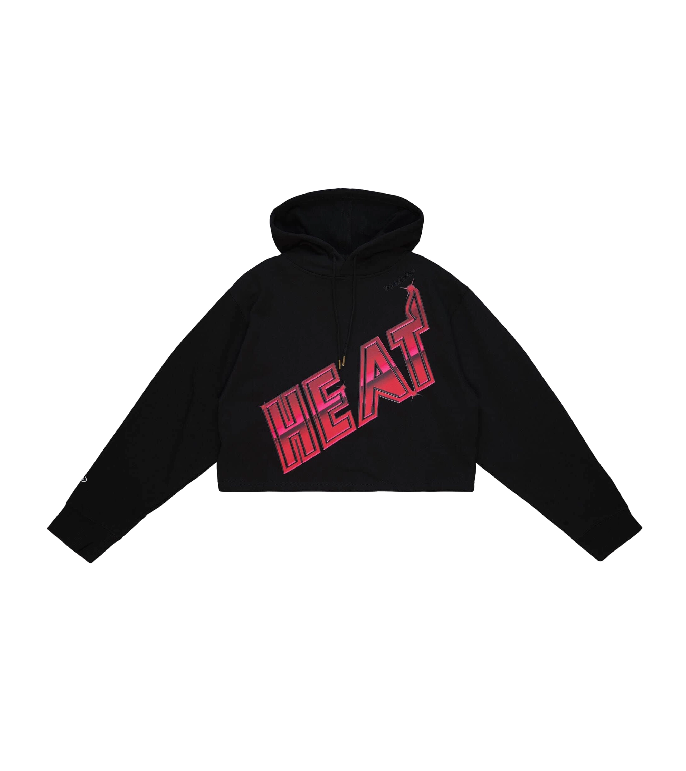 Mitchell and Ness Miami HEAT Big Face Crop Women's Hoodie