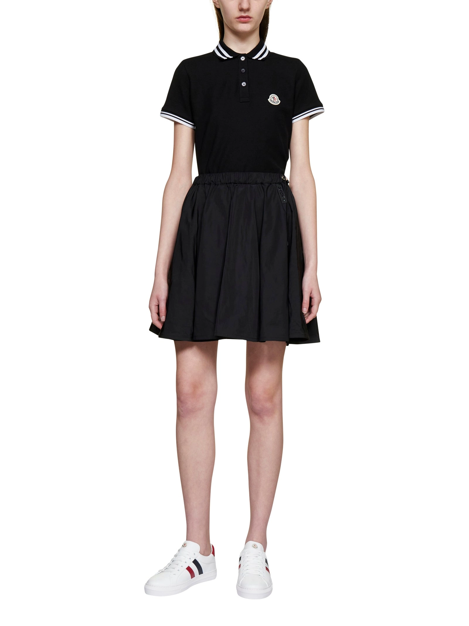Moncler Logo Patch Short-Sleeved Polo Shirt