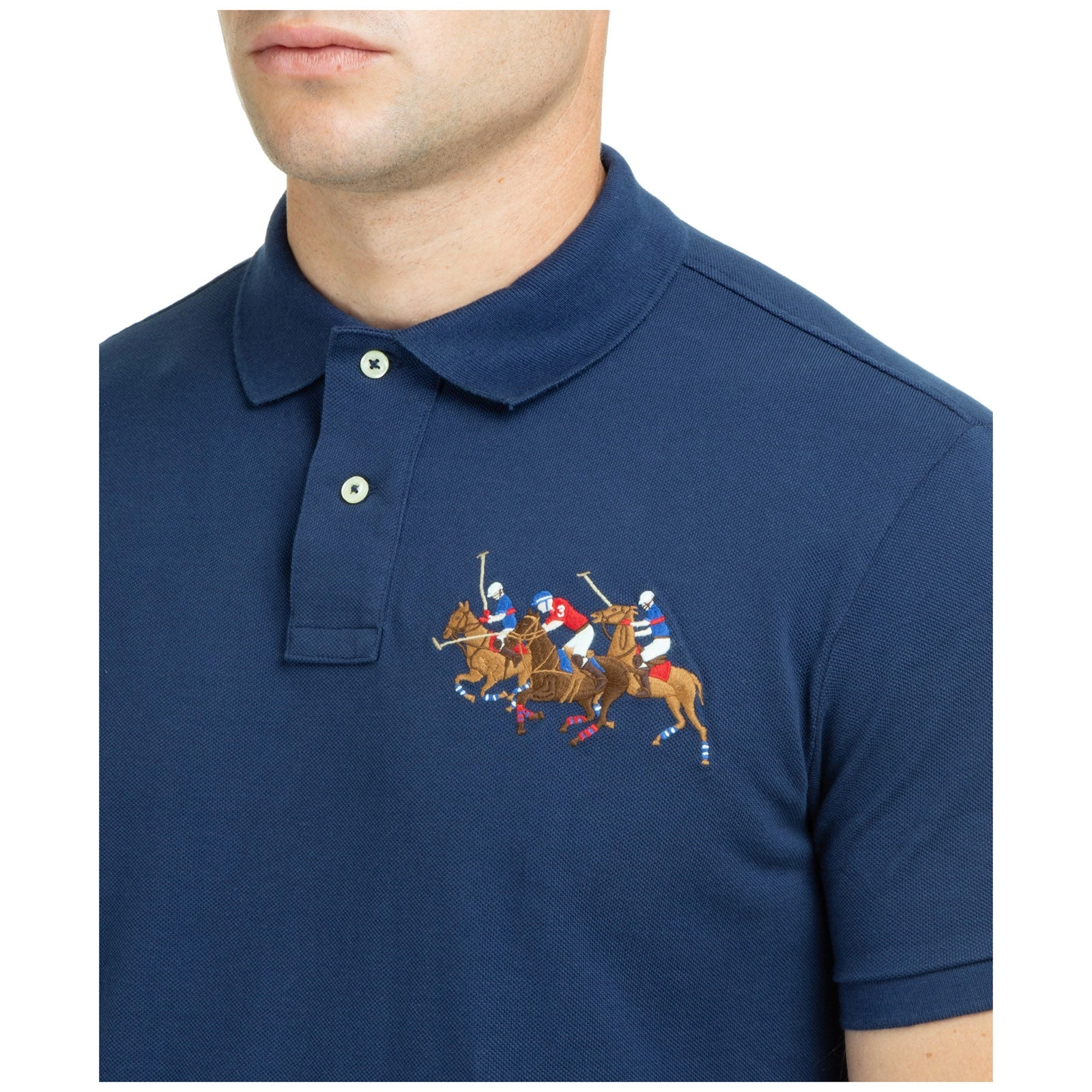 Polo Ralph Lauren Logo Embroidered Short-Sleeved Polo Shirt