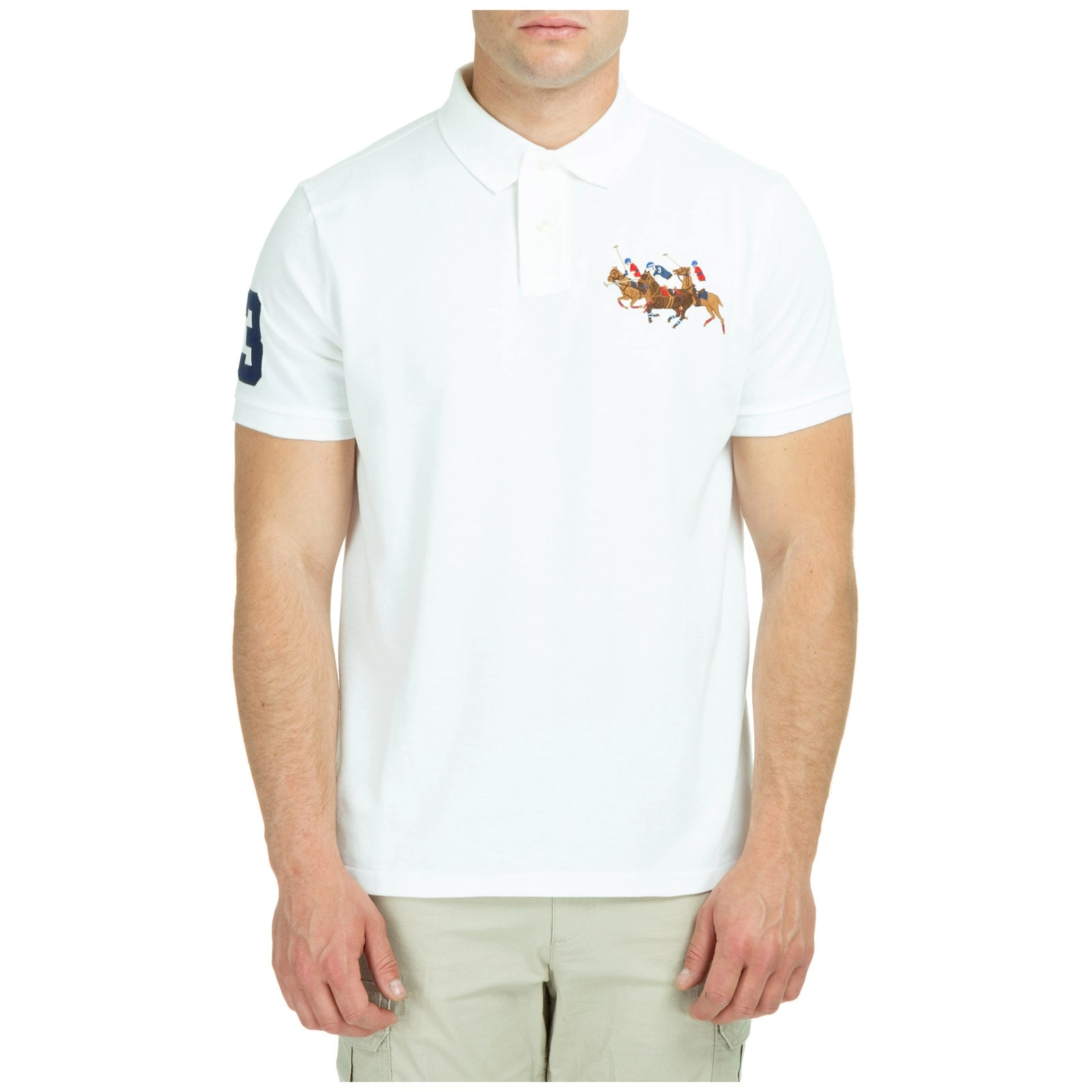 Polo Ralph Lauren Logo Embroidered Short-Sleeved Polo Shirt