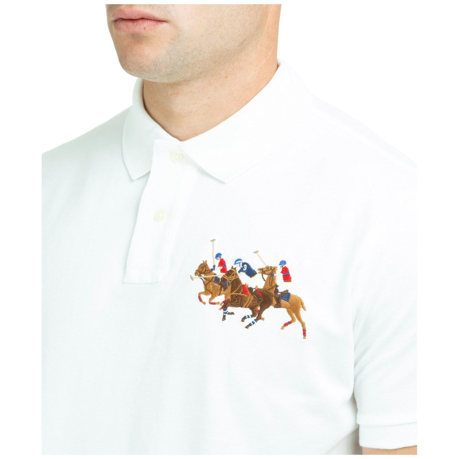 Polo Ralph Lauren Logo Embroidered Short-Sleeved Polo Shirt