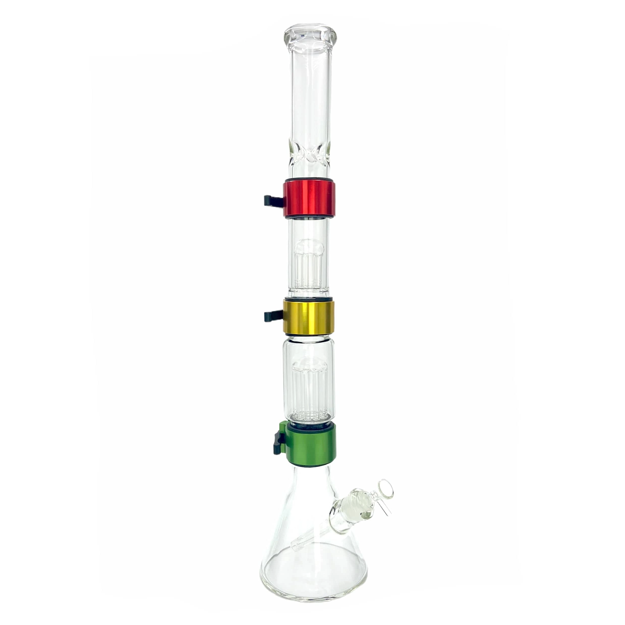 Prism "Rasta" Triple Stack Modular Beaker Bong