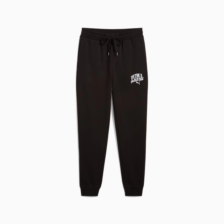 PUMA MEN'S CLASS FRENCH TERRY BLACK SWEATPANTS