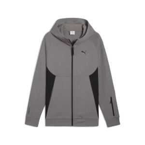 PUMA MEN'S TECH FULL-ZIP JACKET IRON HOODIE