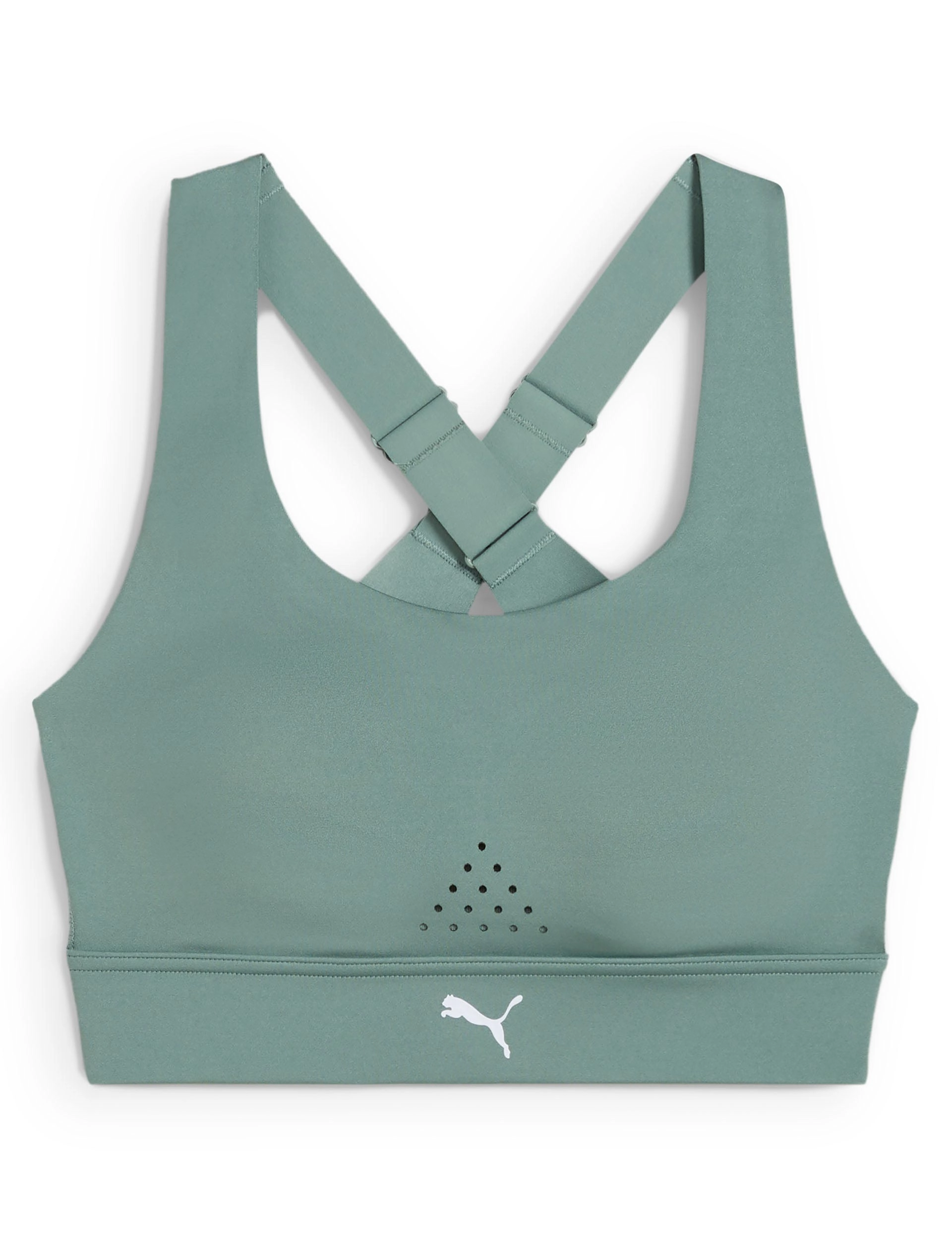PWRbreathe Run Bra - Green Moon