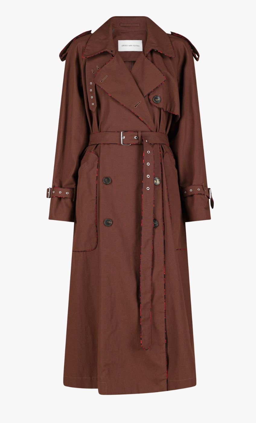 Risto Trench Coat - Dark Brown