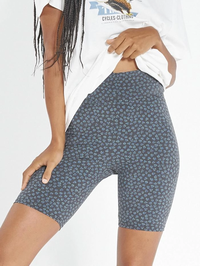 Royal Bloom Bike Short - Royal Blue
