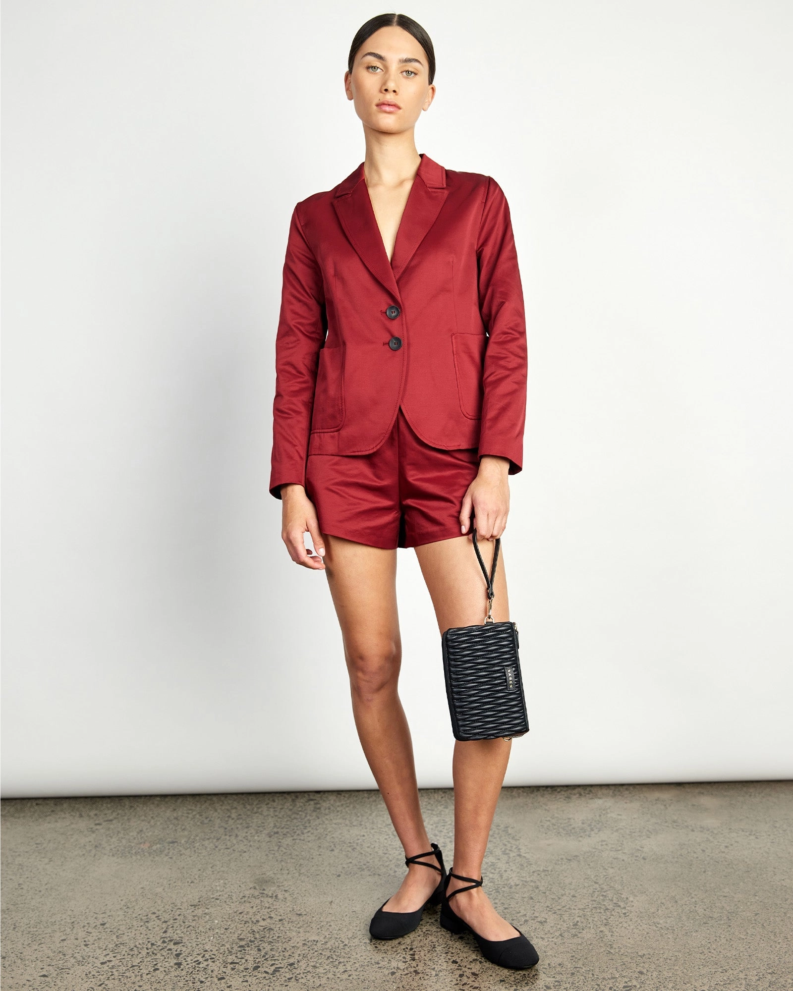 Saben Tilly Crossbody Black Diamond Quilt