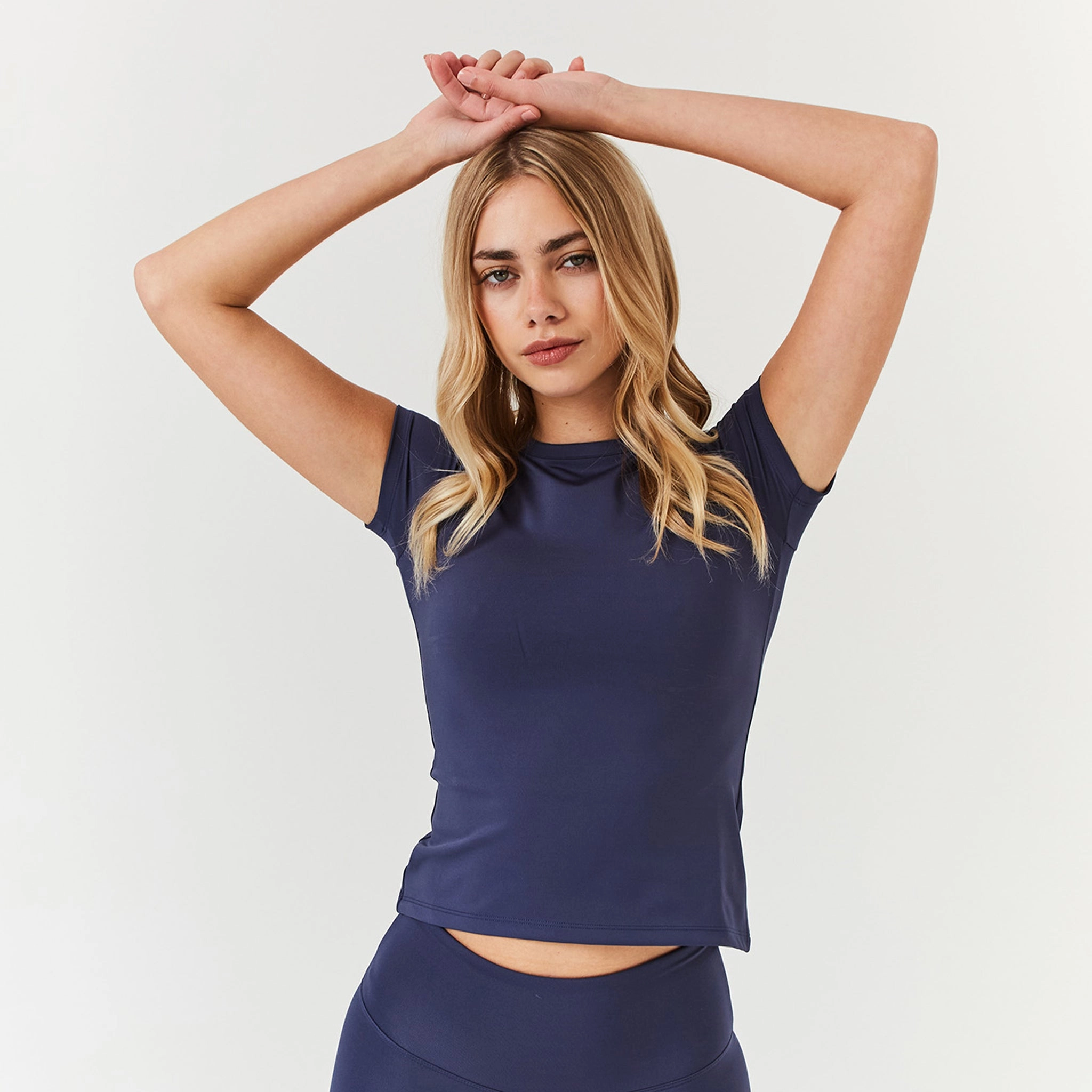 Second Skin Crop Top | Midnight Blue