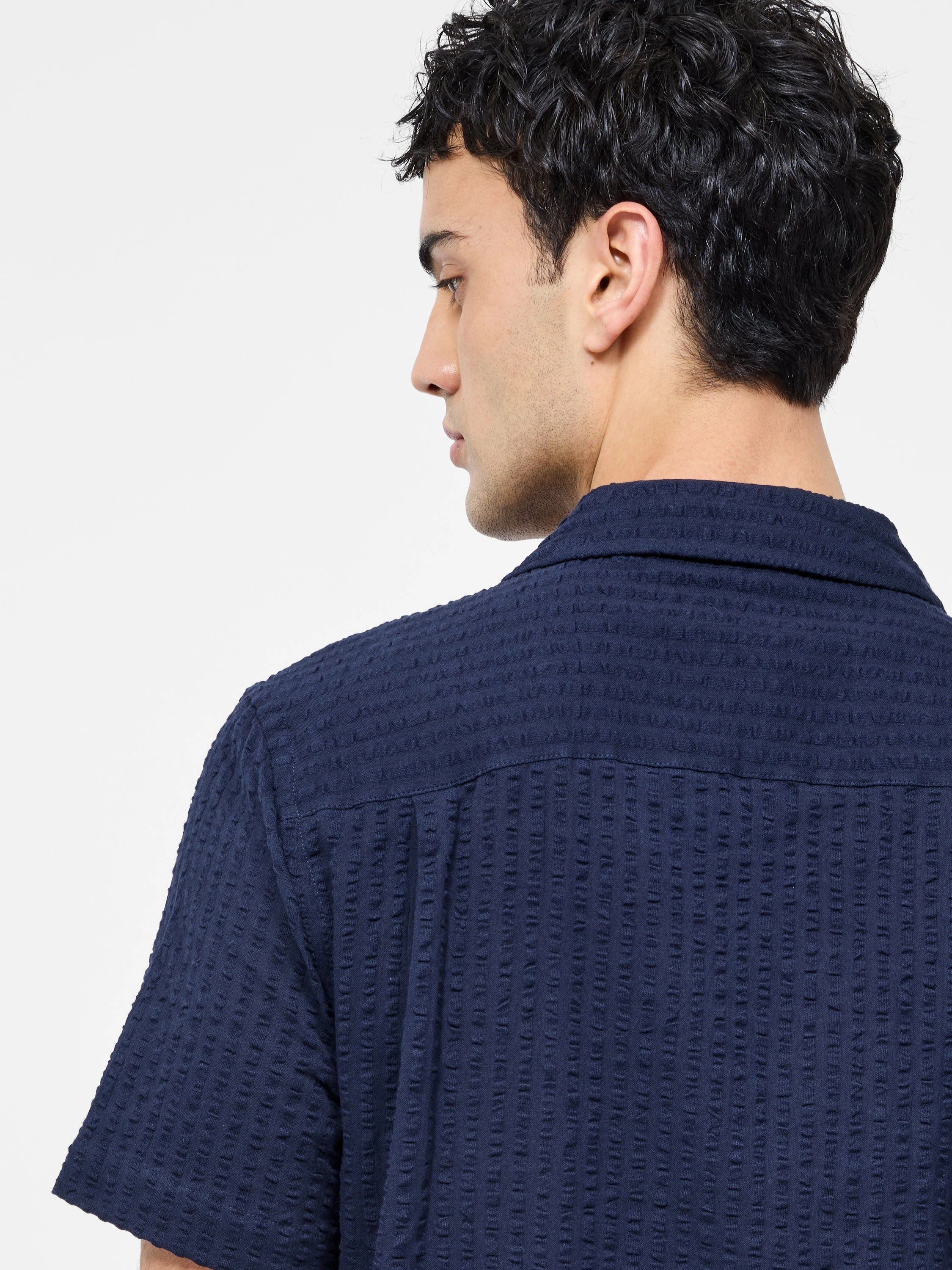 Seersucker Short Sleeve Shirt
