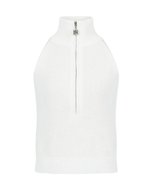 Selso Half-Zip Sleeveless Knit Top