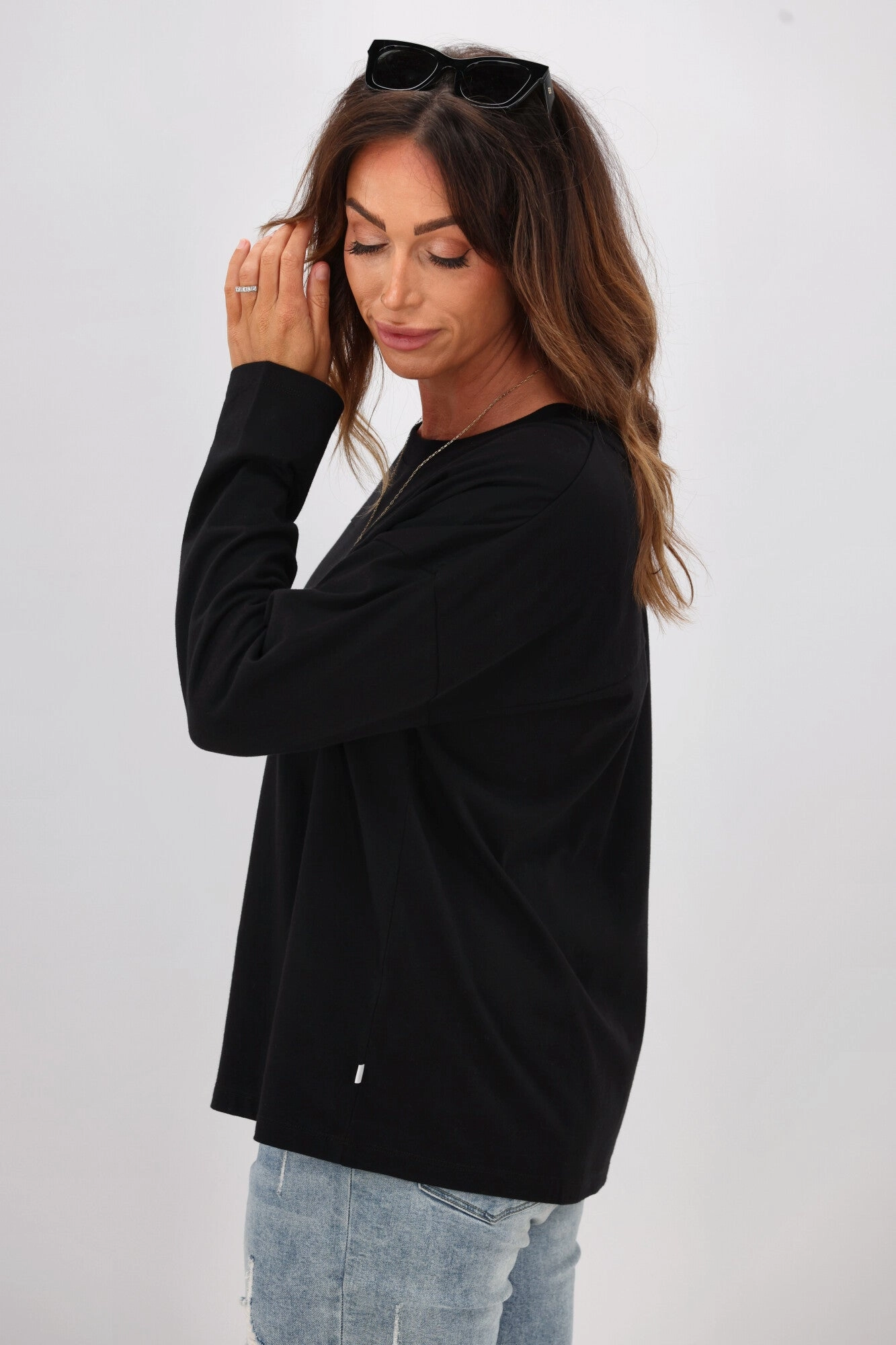 Shine On Essentials Long Sleeve Black