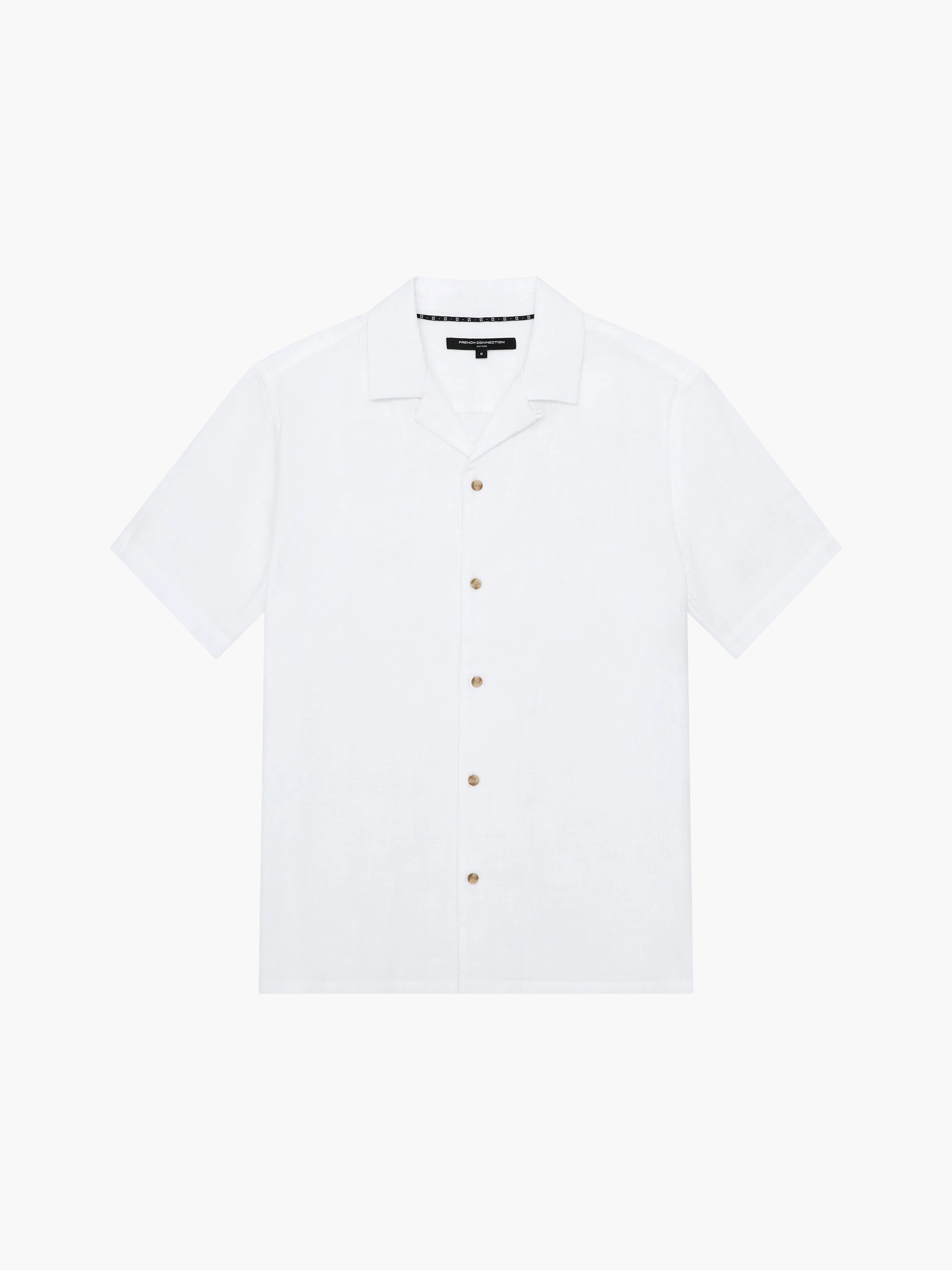 Short Sleeve Matty Weave Revere Shirt