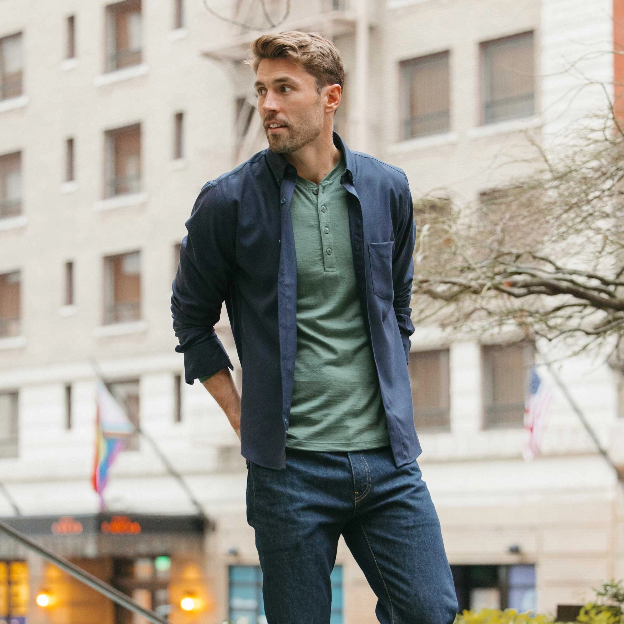 Signature Long Sleeve Henley