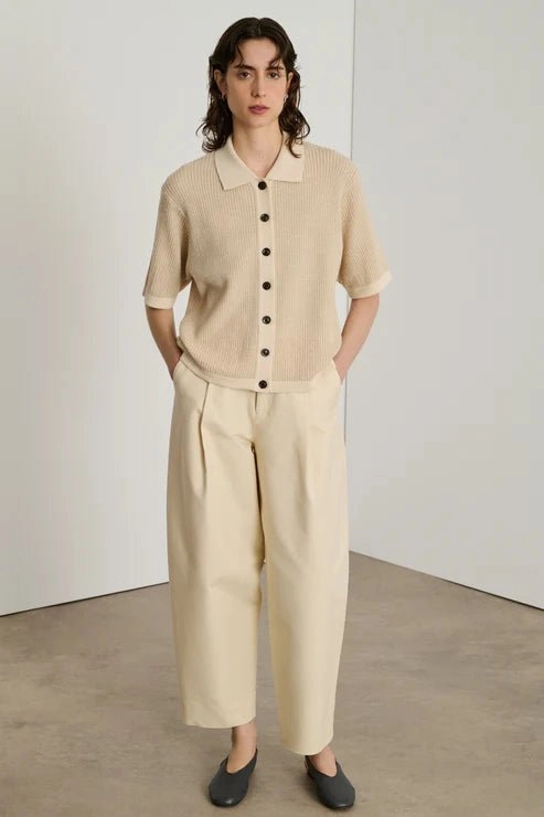 Soeur - David Polo Shirt in Ecru