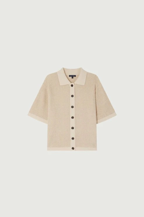 Soeur - David Polo Shirt in Ecru