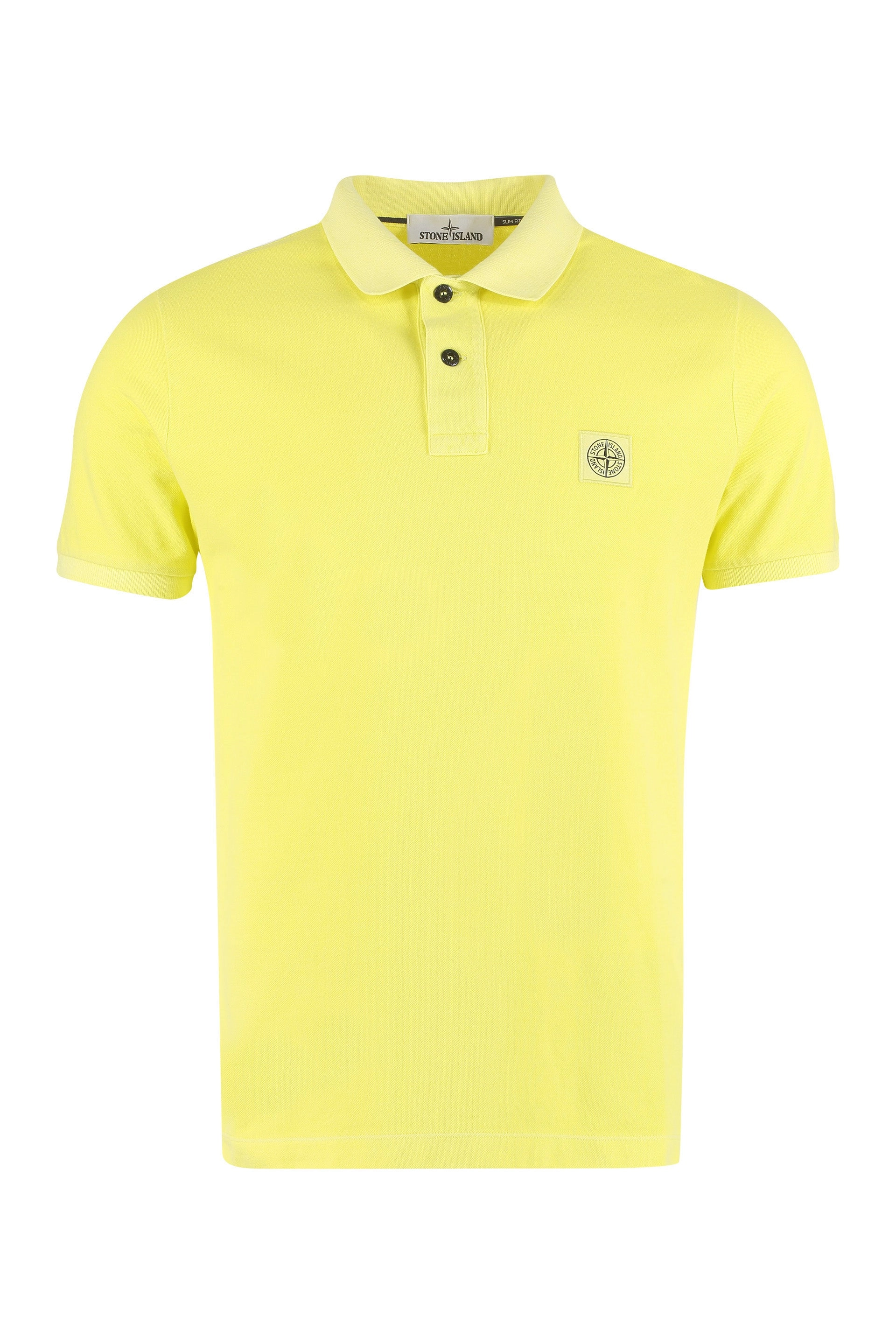 Stone Island Logo-Patch Short-Sleeved Polo Shirt