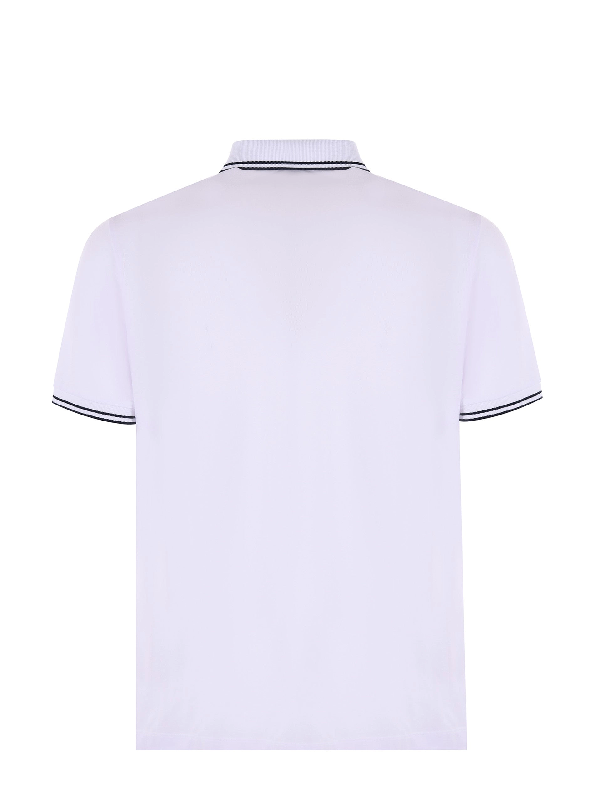 Stone Island Logo Patch Short Sleeved Polo Shirt