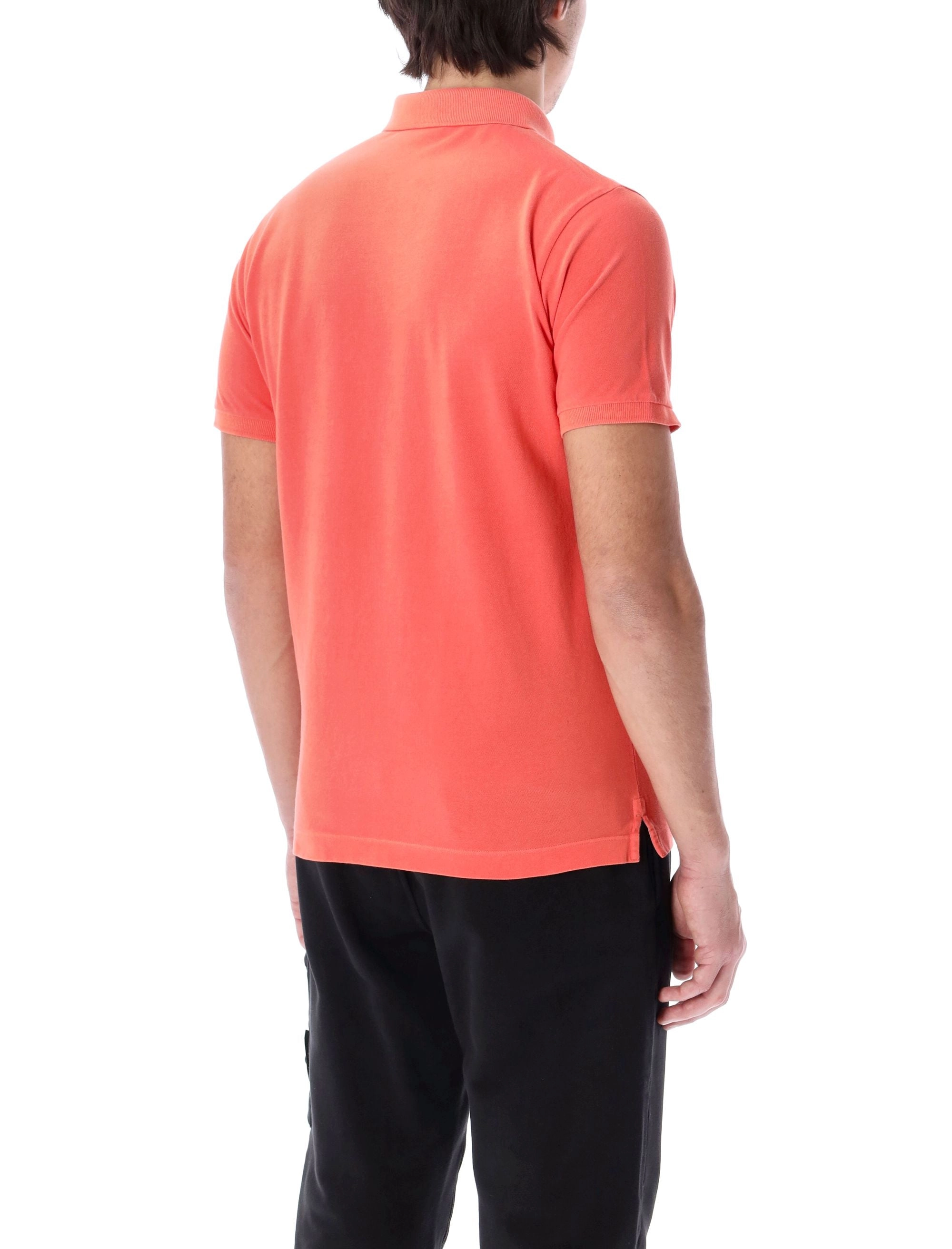 Stone Island Logo-Patch Short-Sleeved Polo Shirt