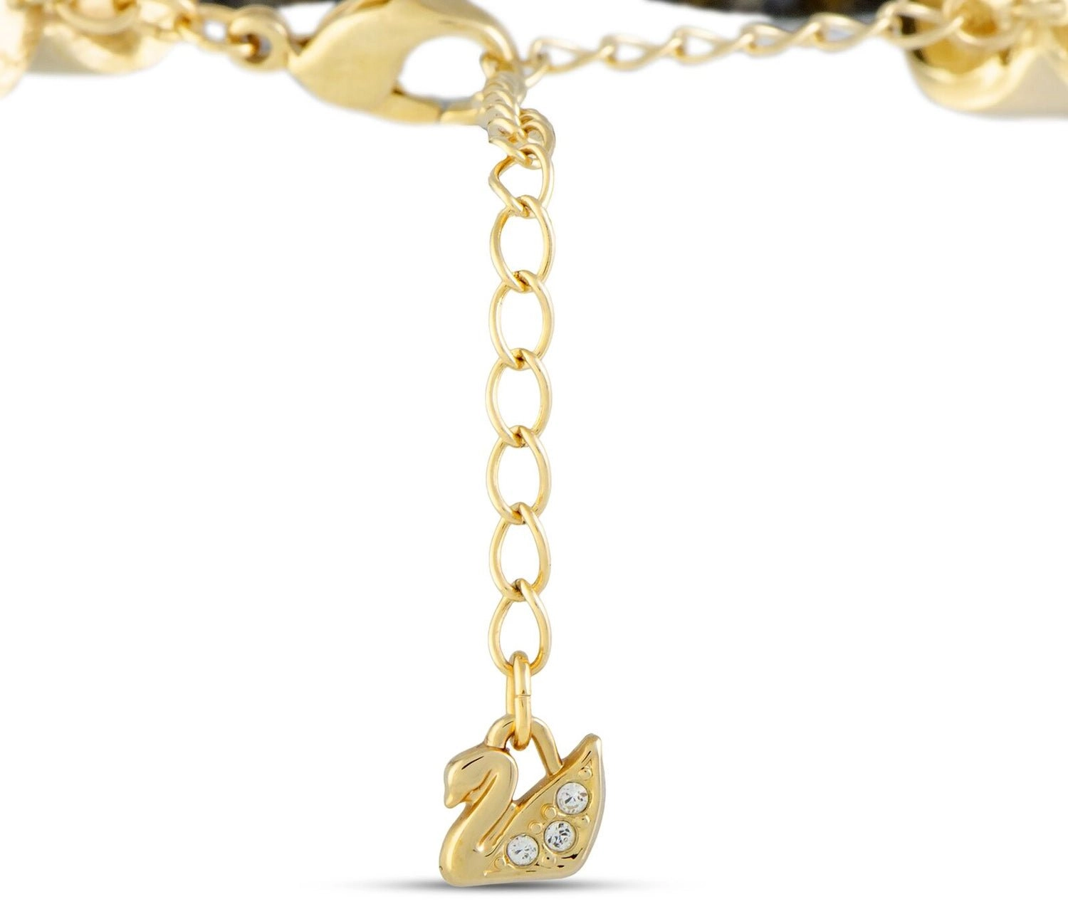 Swarovski Stardust Exclusive Edition 5184480 Black and Gold Set of Necklace and Bracelet for Women