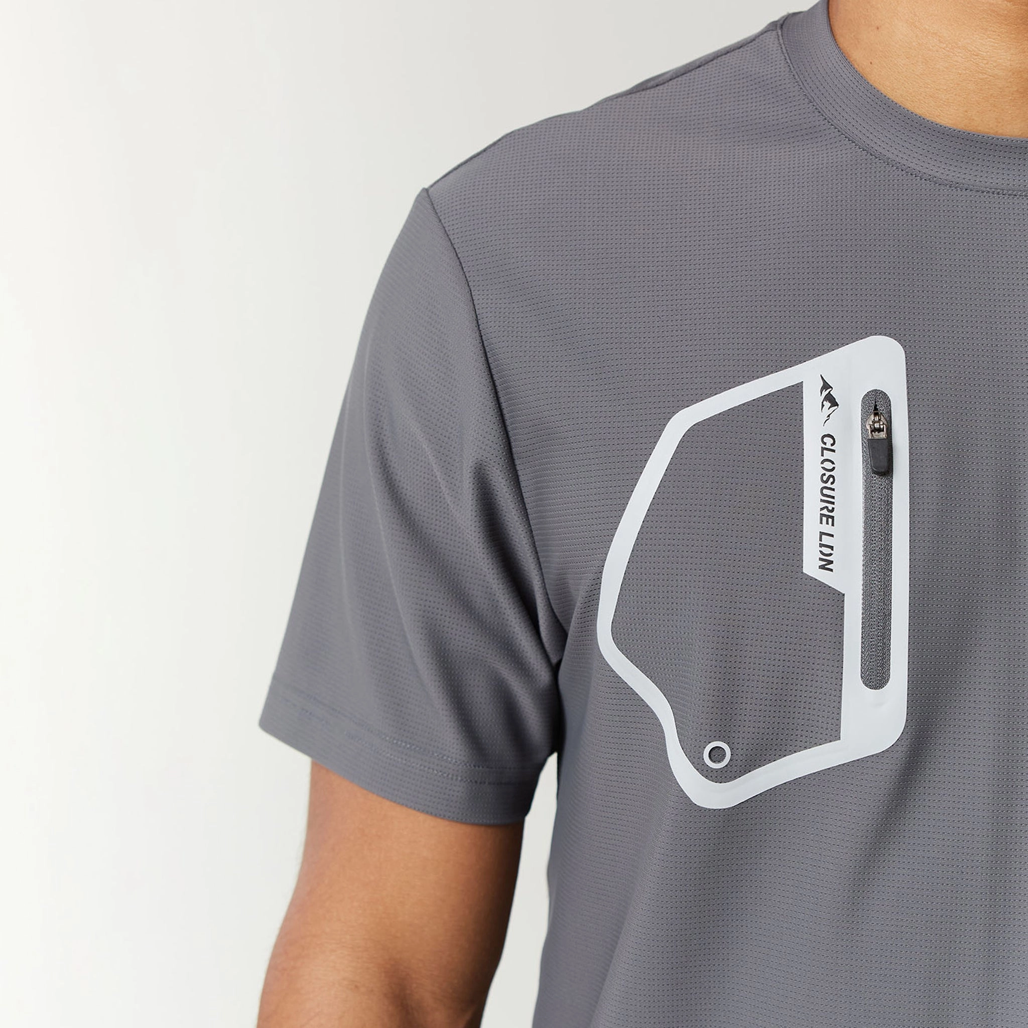 Tech Pocket T-Shirt | Dark Grey